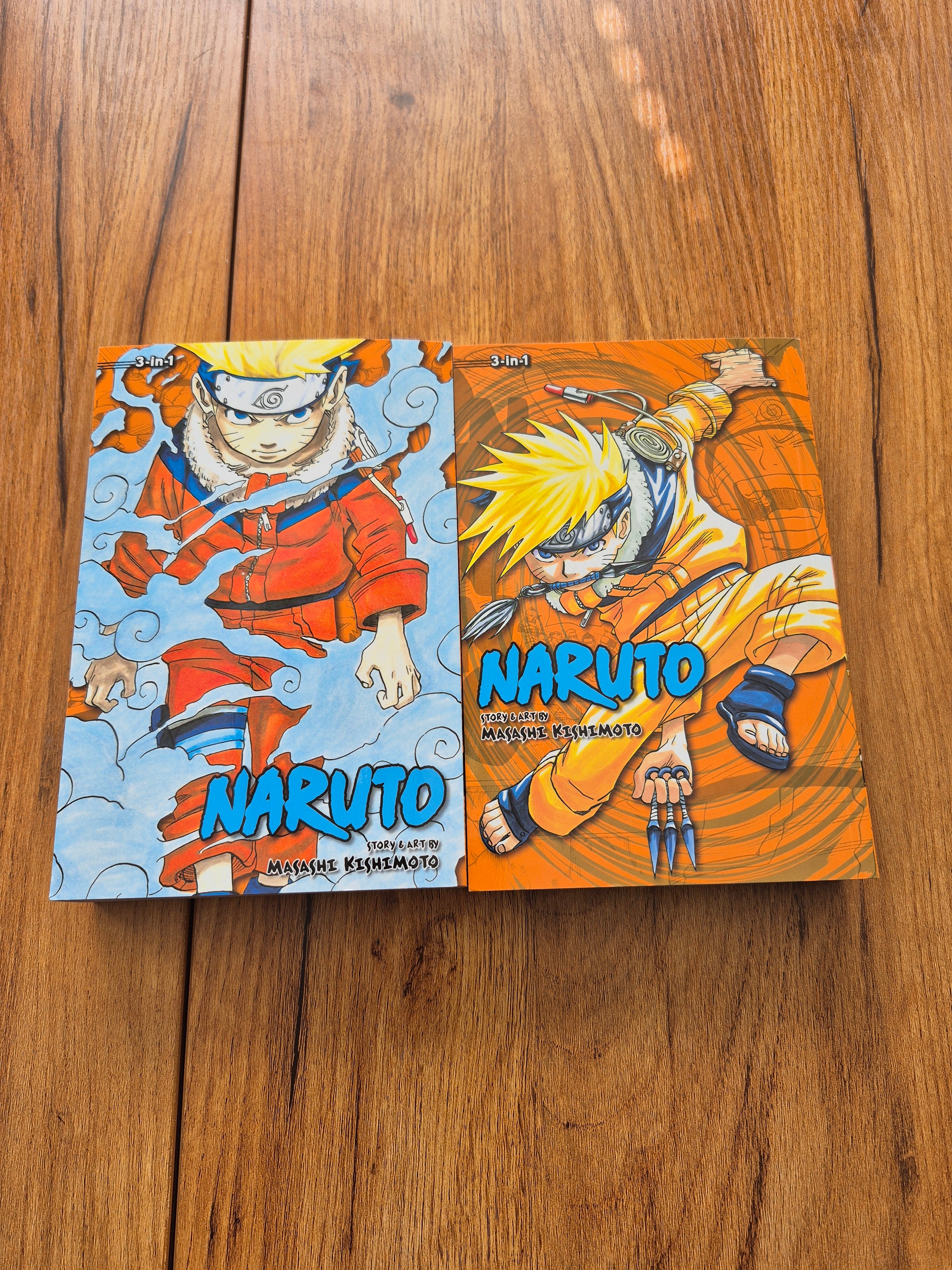 Naruto 3-in-1 Omnibus Edition Bundle (Vol. 1-3 & Vol. 4-6)