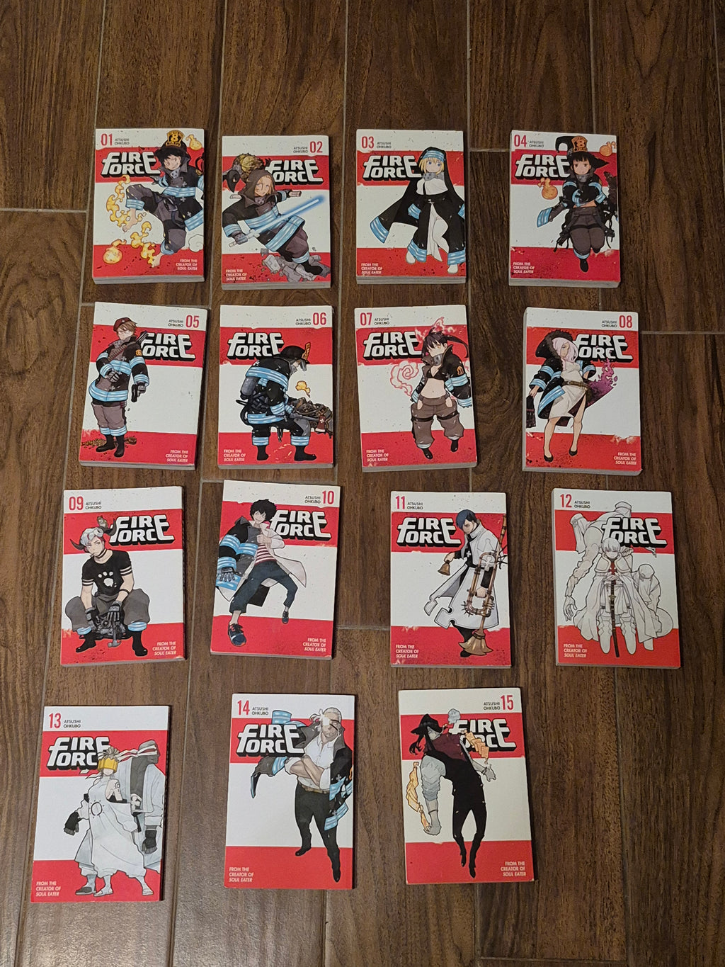Fire Force — 15-Volume Bundle (Vol. 1–15) | Atsushi Ohkubo