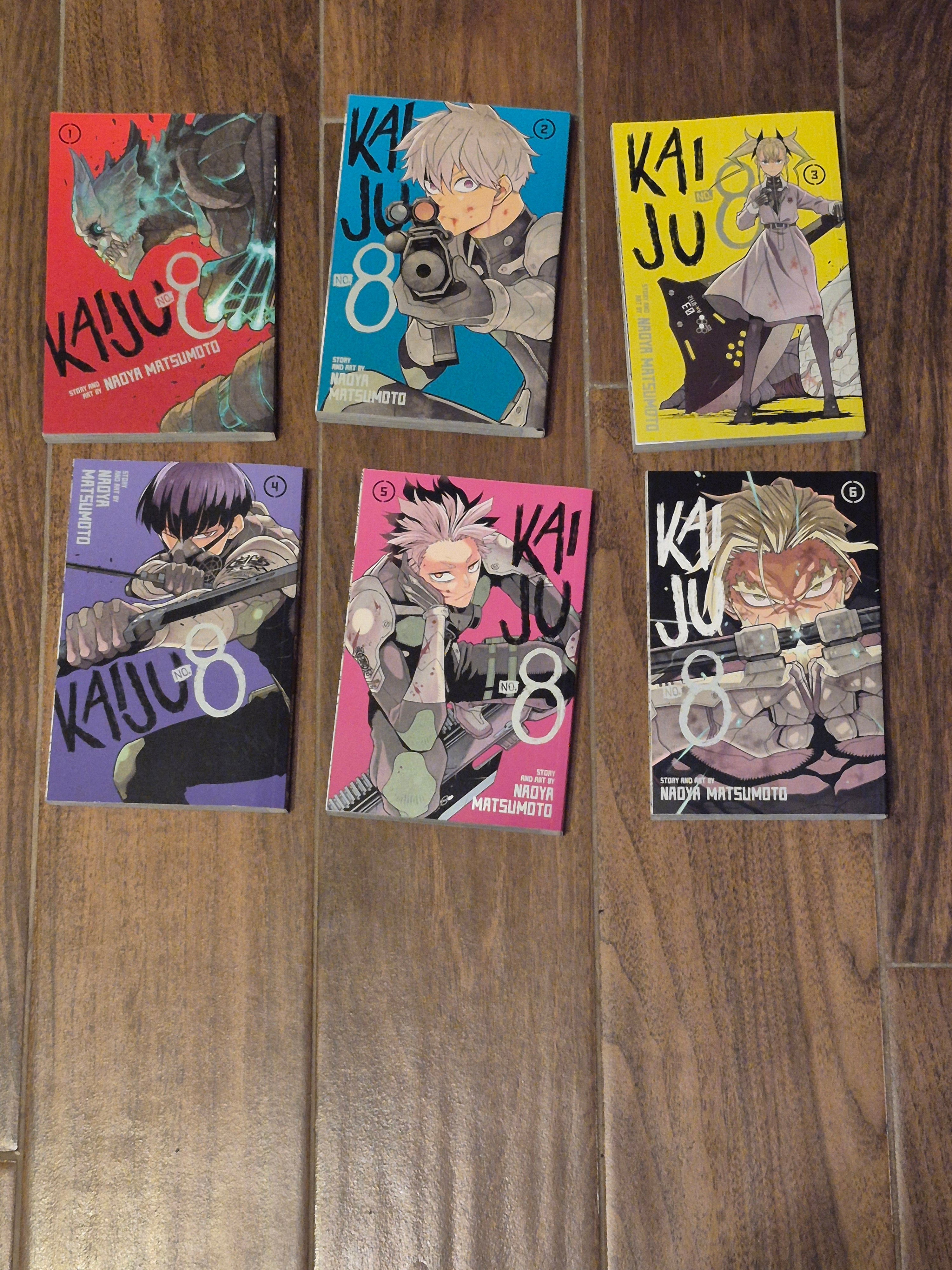 Kaiju No. 8 Volumes 1-6 Bundle by Naoya Matsumoto