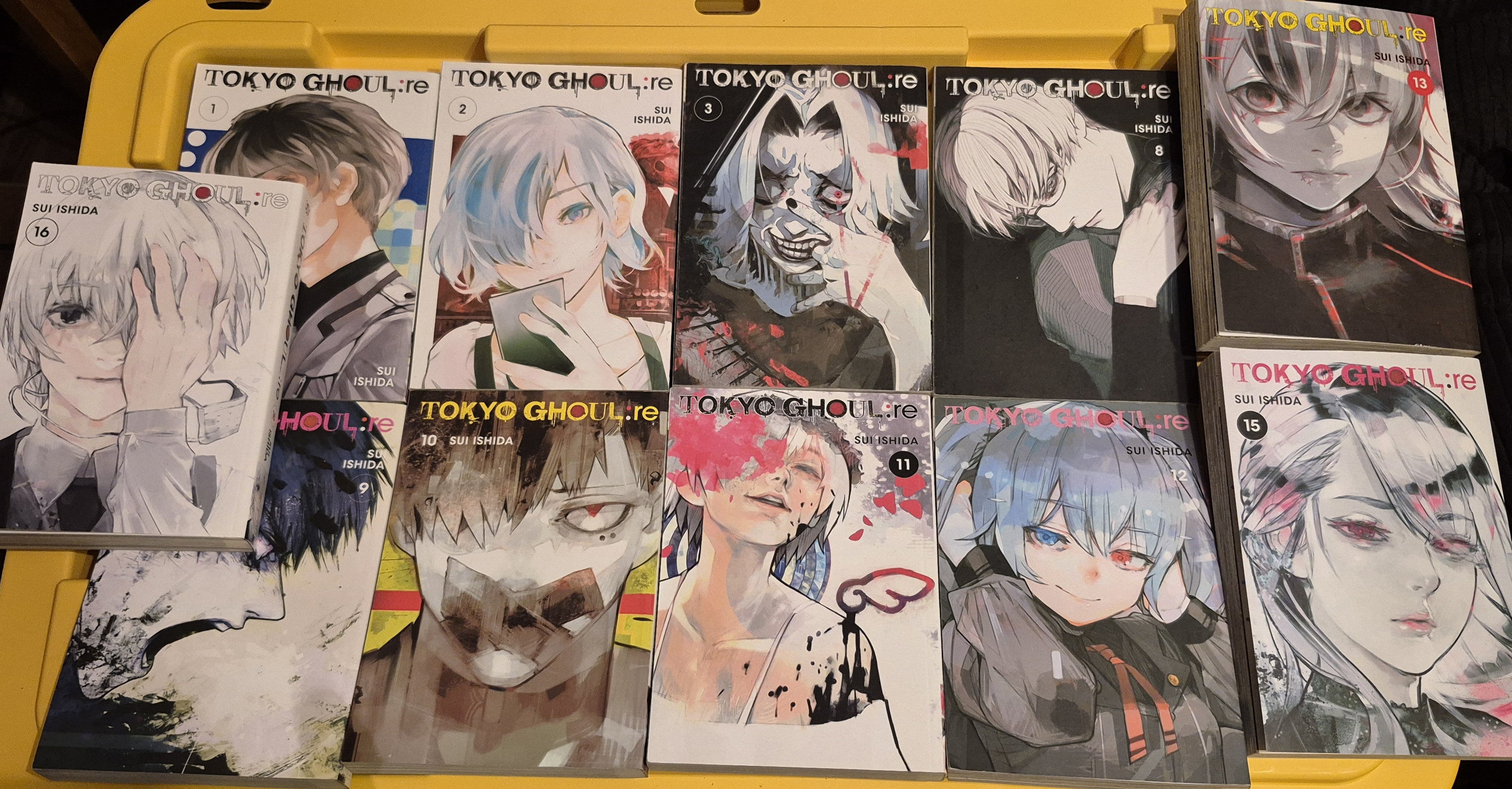 Tokyo Ghoul:re — 11-Volume Bundle (Vol. 1–3, 8–13, 15–16) | Sui Ishida