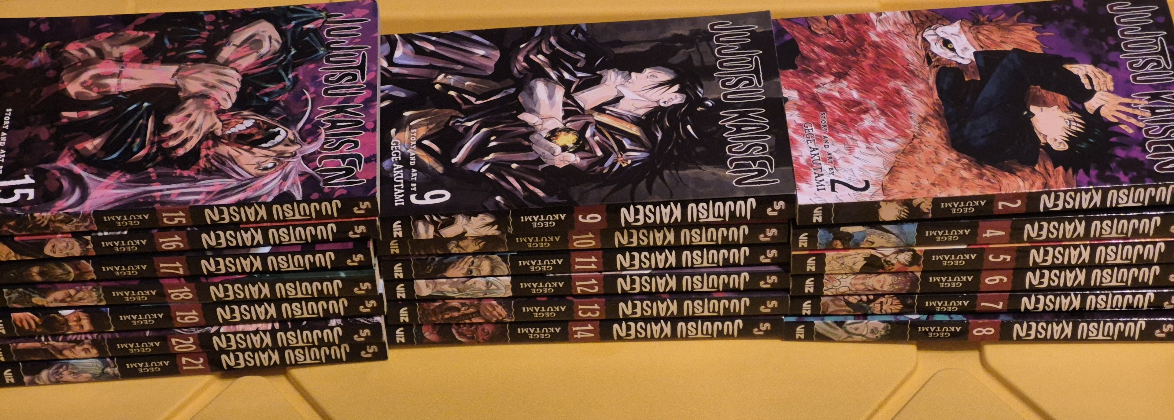 Jujutsu Kaisen — 19-Volume Bundle (Vol. 2, 4–21) | Gege Akutami
