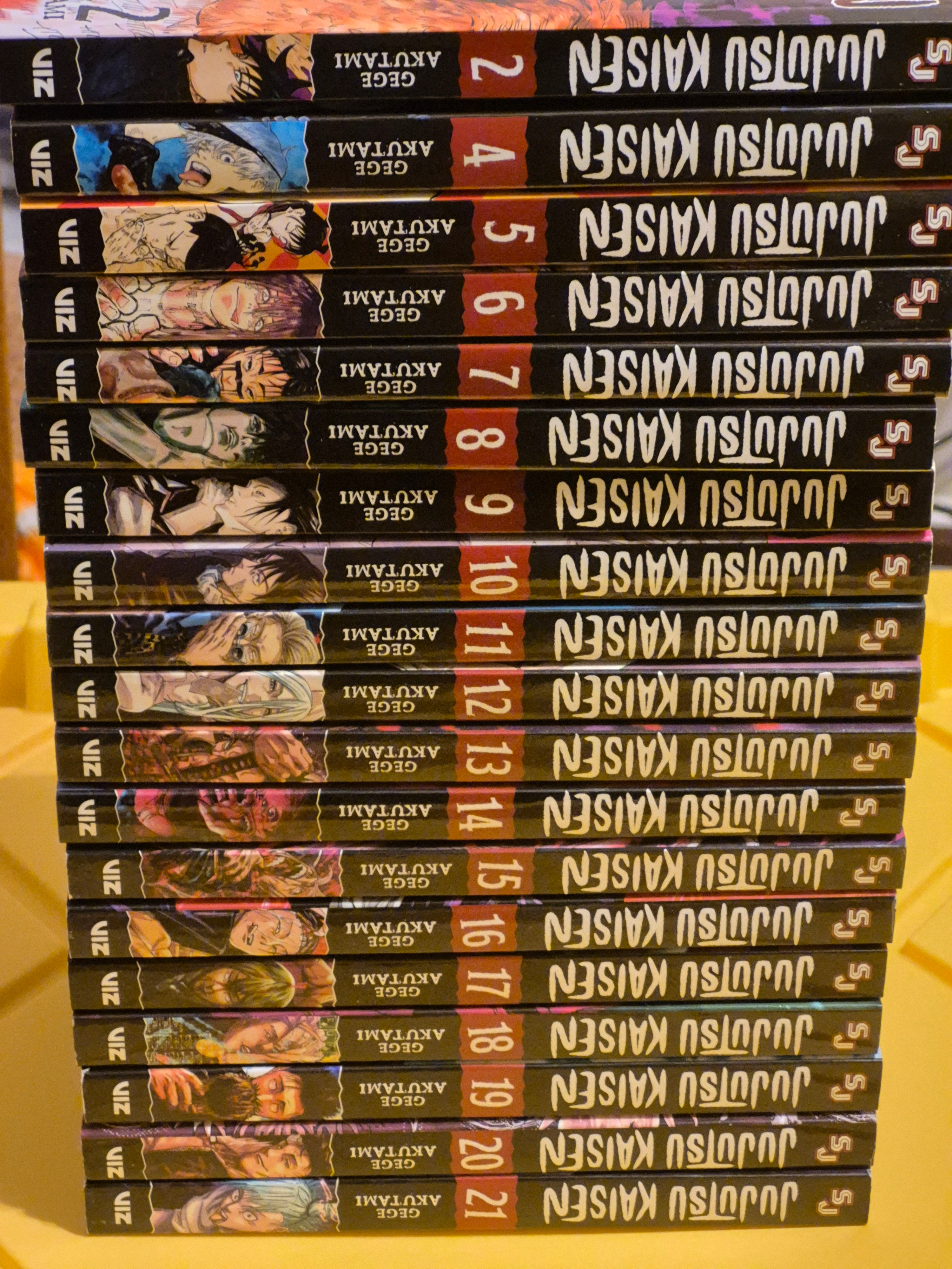 Jujutsu Kaisen — 19-Volume Bundle (Vol. 2, 4–21) | Gege Akutami